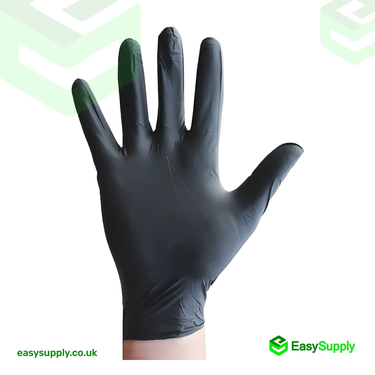 X-large Black Nitrile Powder Free Gloves